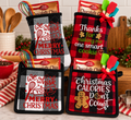 Holiday Plaid Oven Mitts & Pot Holders