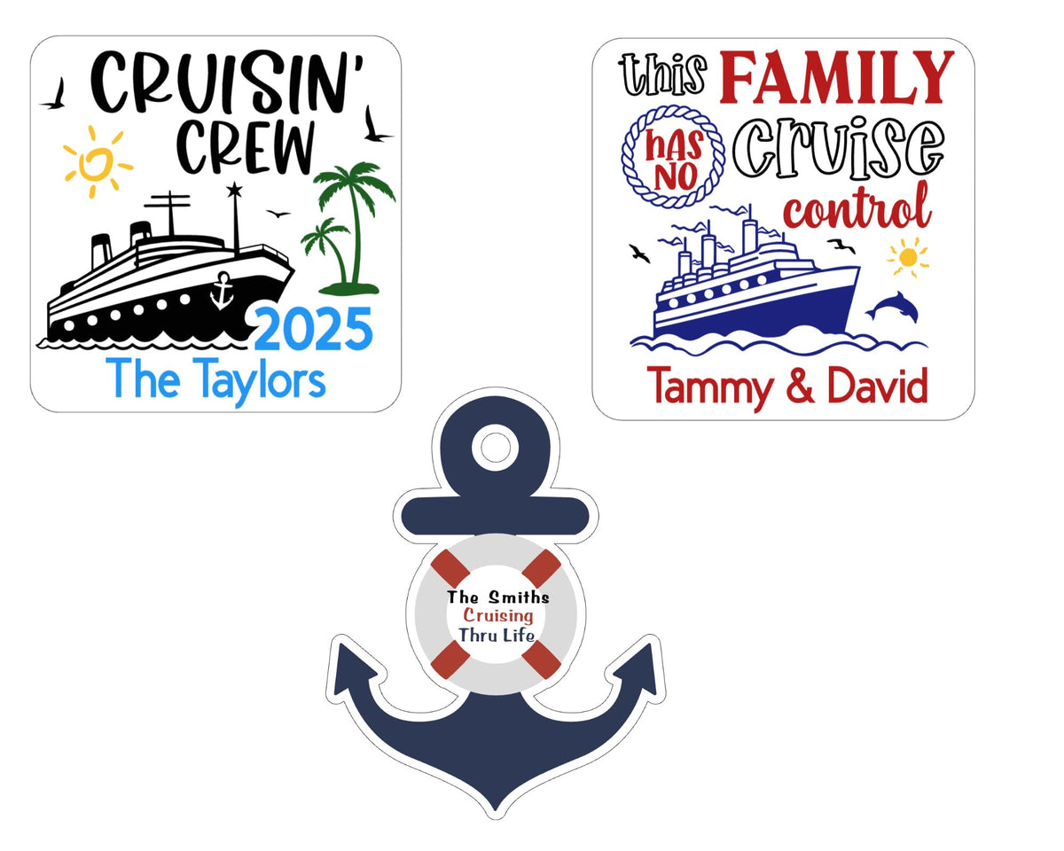 Personalized Cruise Door Magnet - Large