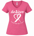 Believe – Together We Fight Breast Cancer Awareness Tee