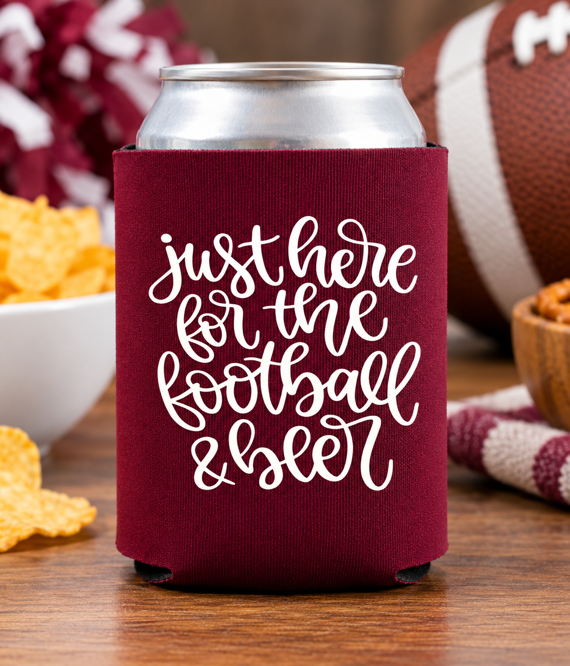 Football & Beer Game Day Koozie